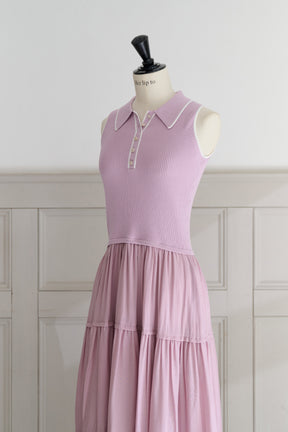 ［FOR HER］Jules Knit Docking Tiered Dress