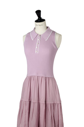 ［FOR HER］Jules Knit Docking Tiered Dress
