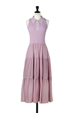 ［FOR HER］Jules Knit Docking Tiered Dress