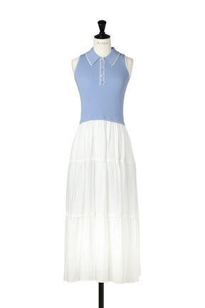 ［FOR HER］Jules Knit Docking Tiered Dress