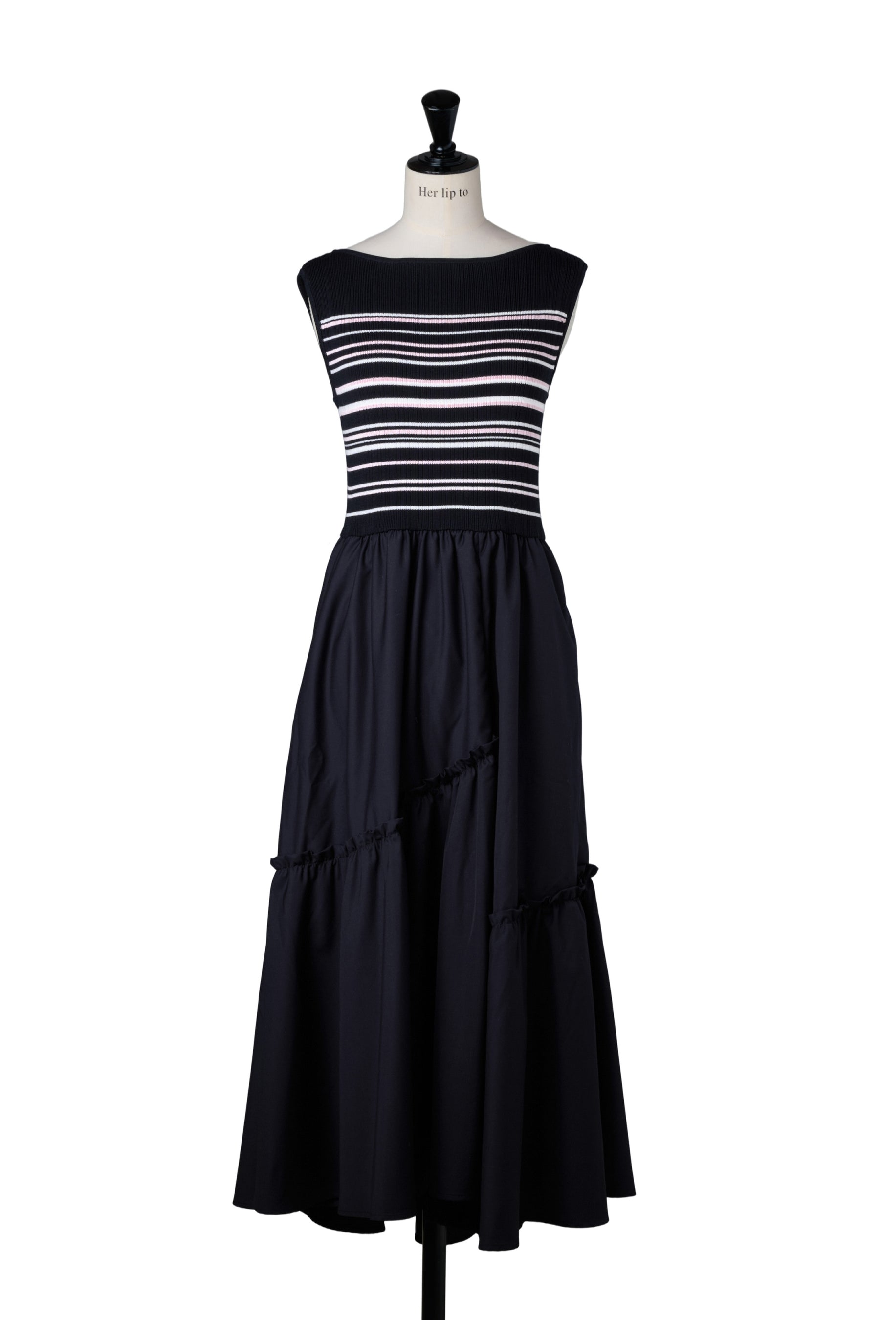 Random Striped Long Dress