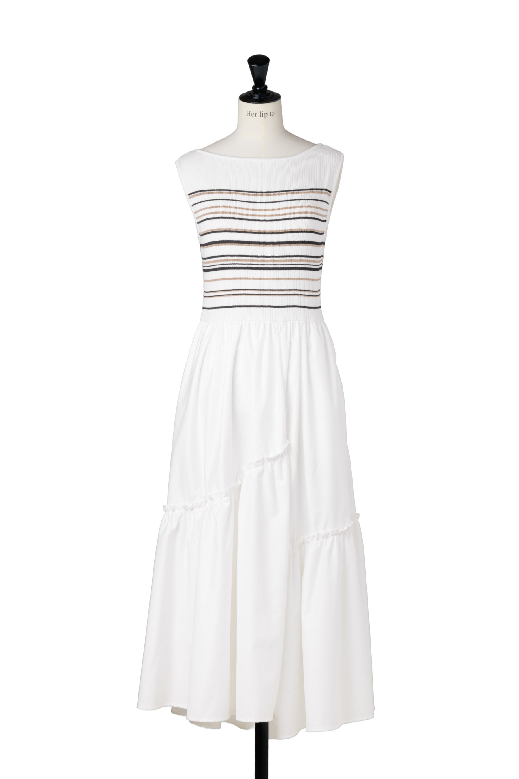 Random Striped Long Dress