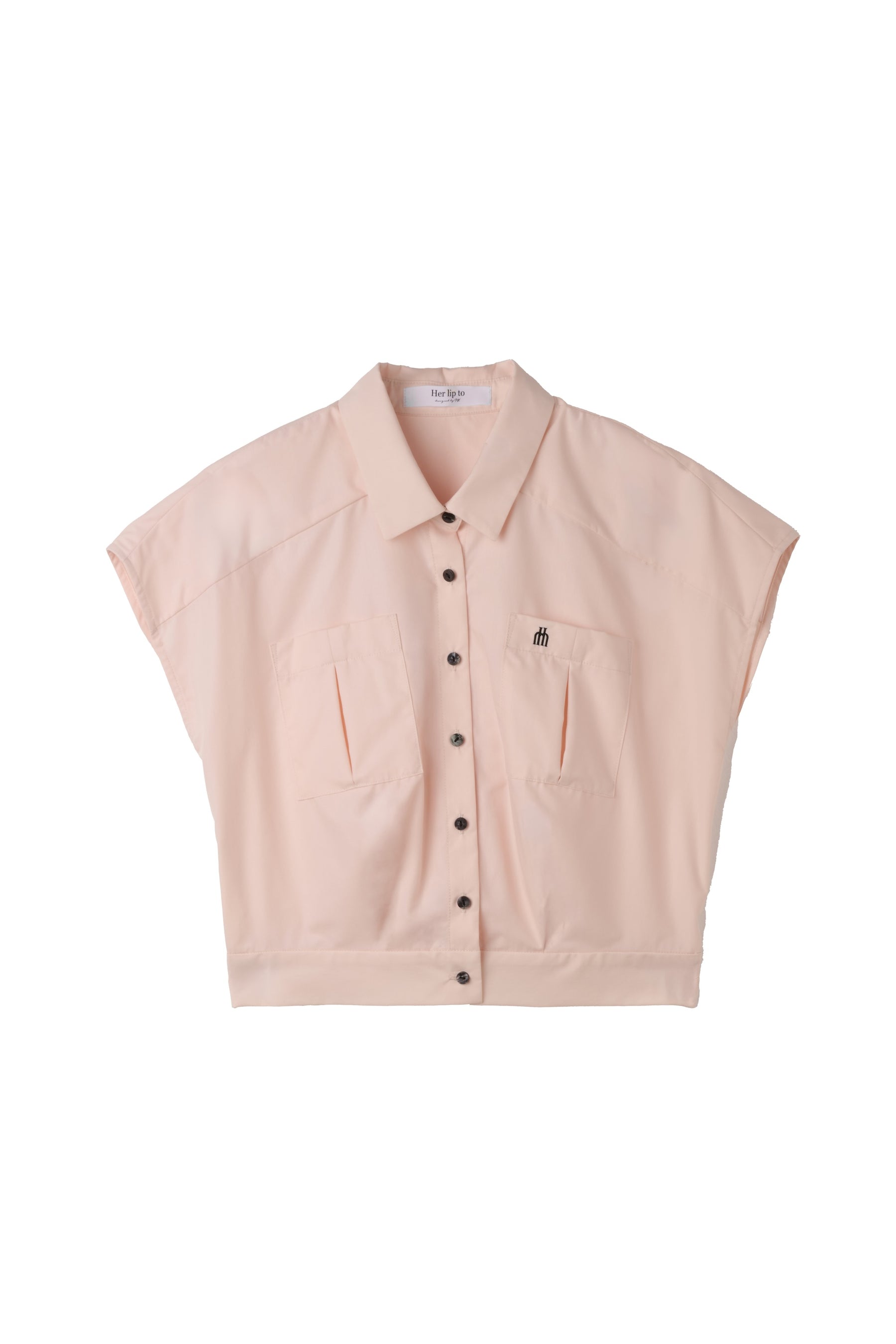 新色】Trois Logo Cropped Shirt