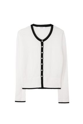 ［FOR HER］Crochet-Knit Cardigan