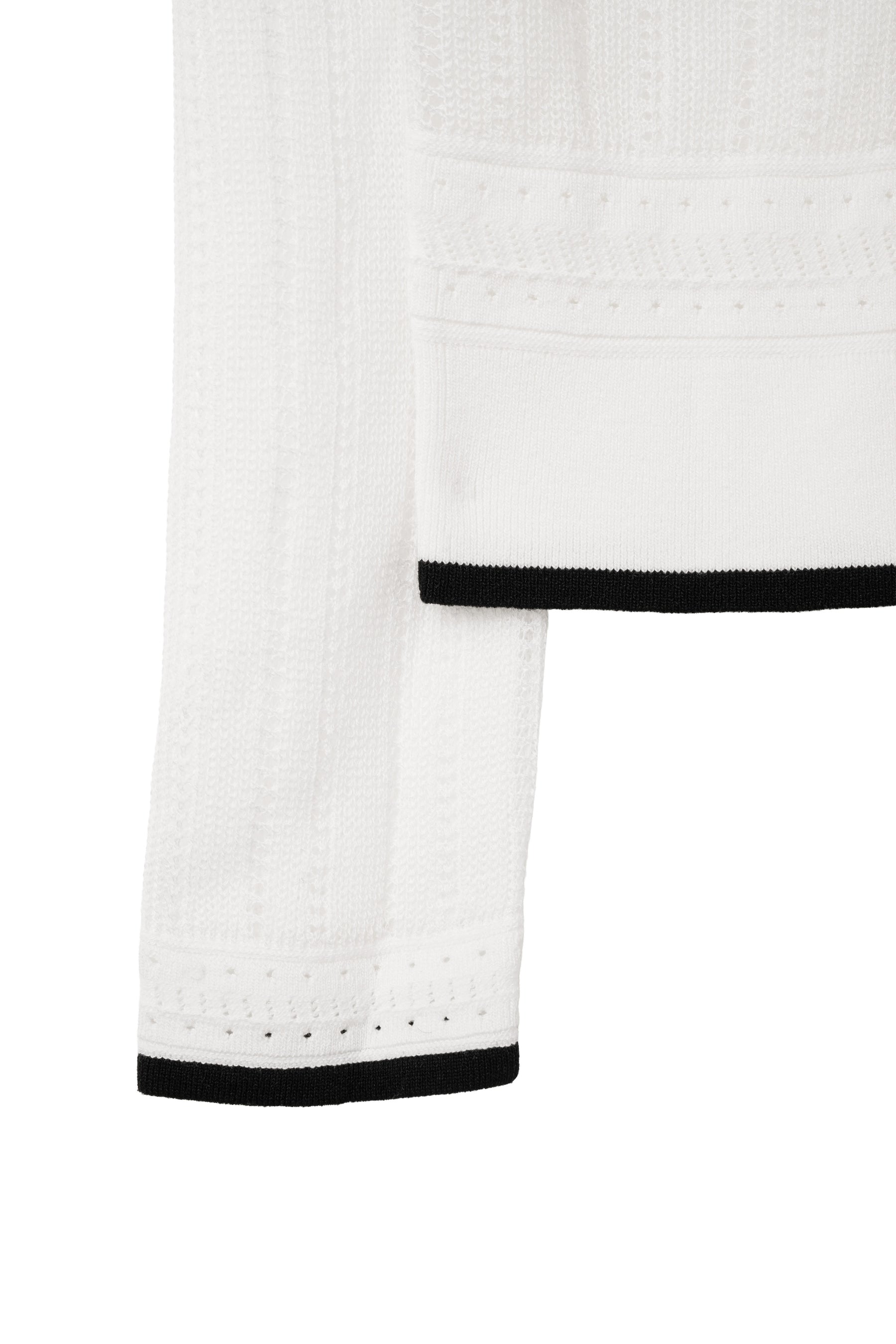 ［FOR HER］Crochet-Knit Cardigan