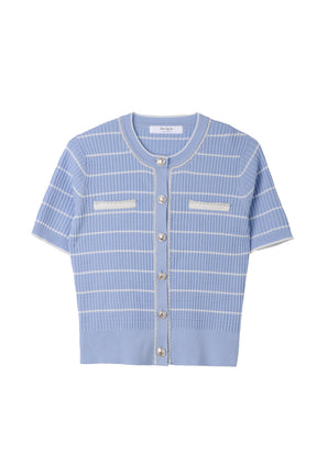 Nicola Short Sleeve Knit Cardigan