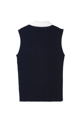 Calina Polo Knit Top