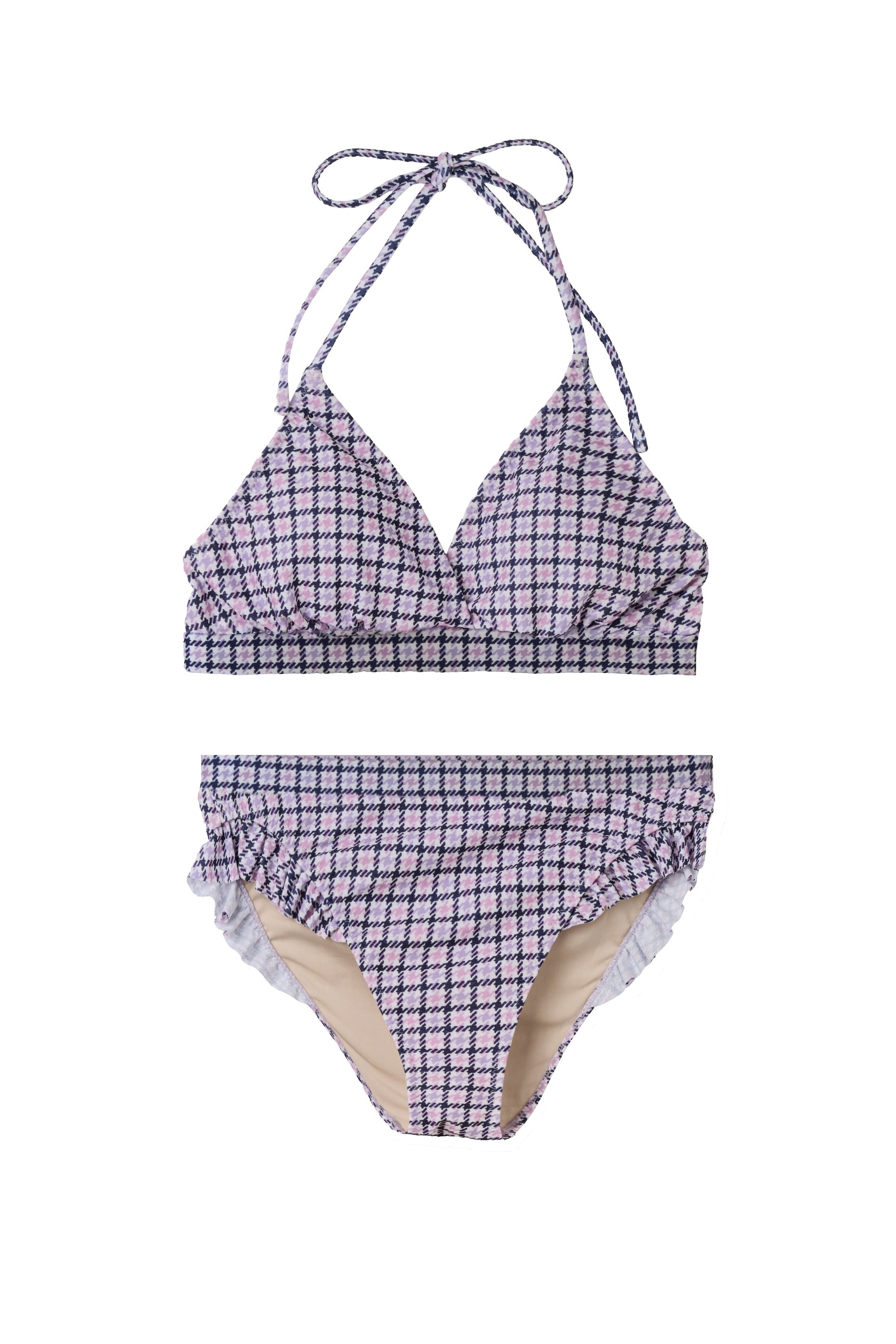 Calina Check Bikini Set