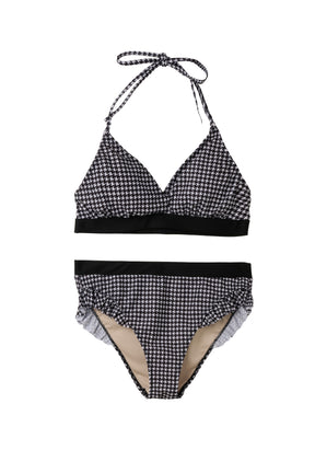 Calina Check Bikini Set