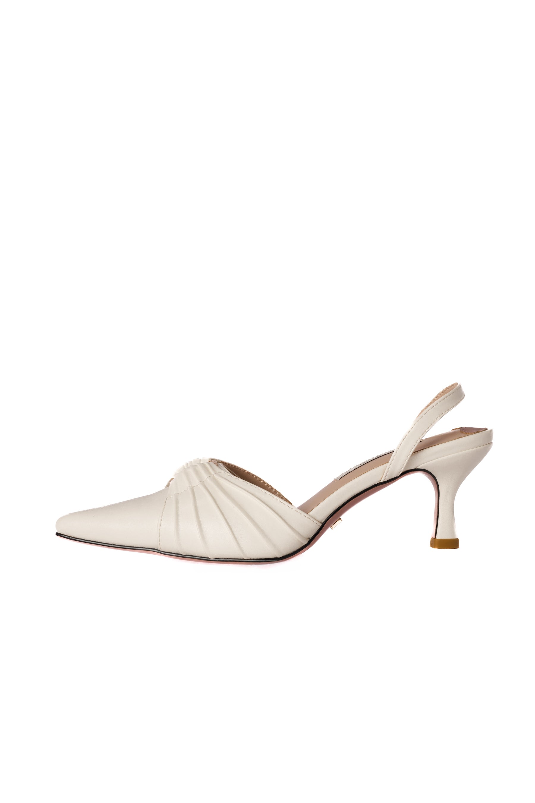 【Ships in early June】Pointed-Toe Gold Buckle Shoes