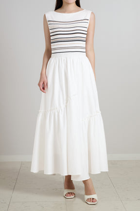 Random Striped Long Dress