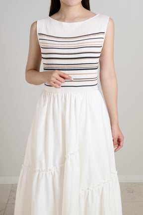 Random Striped Long Dress