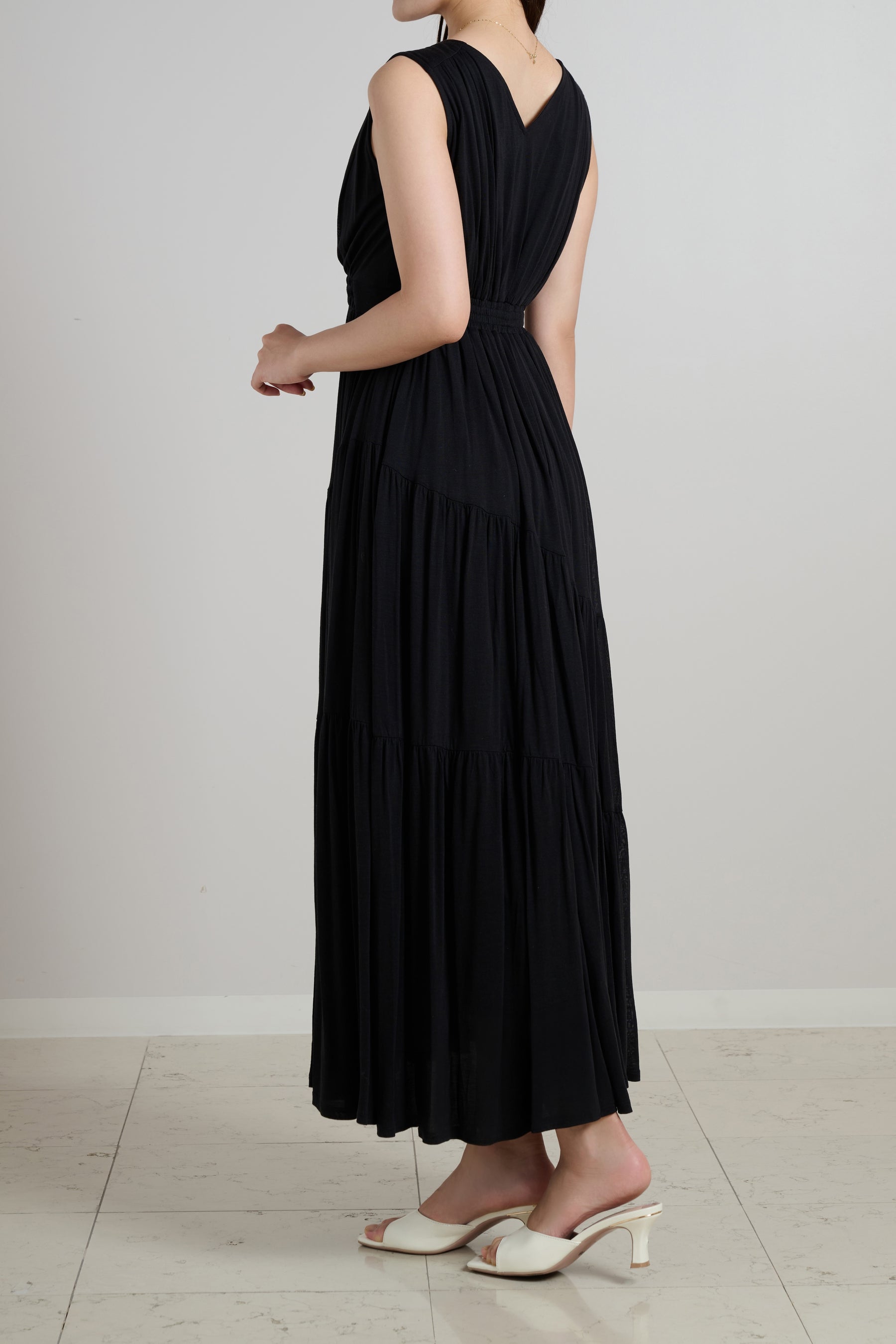 Phoebe Tiered Long Dress		