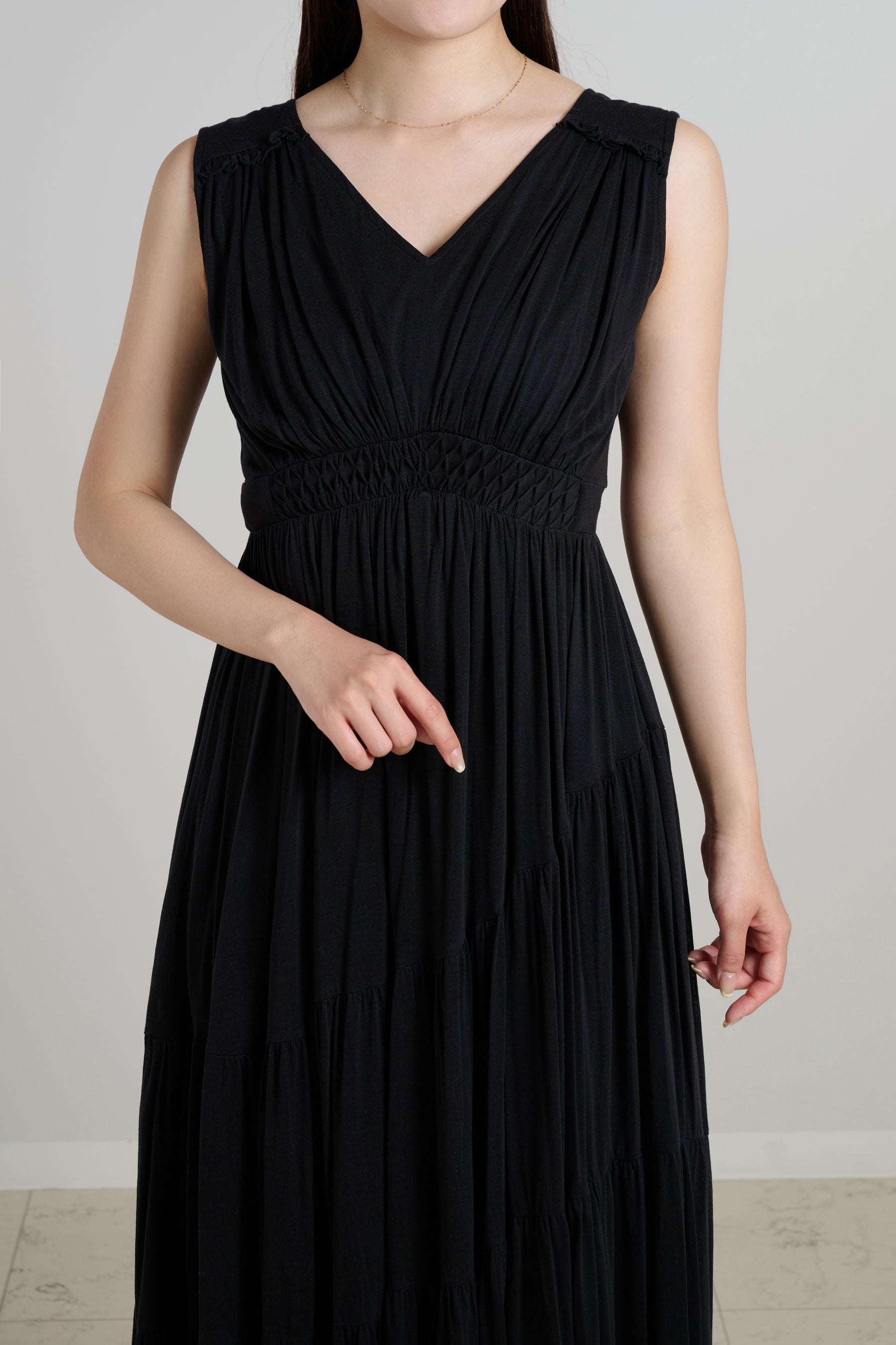 Phoebe Tiered Long Dress		