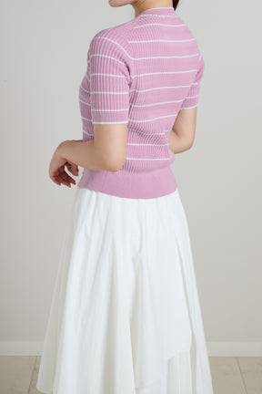 Nicola Short Sleeve Knit Cardigan