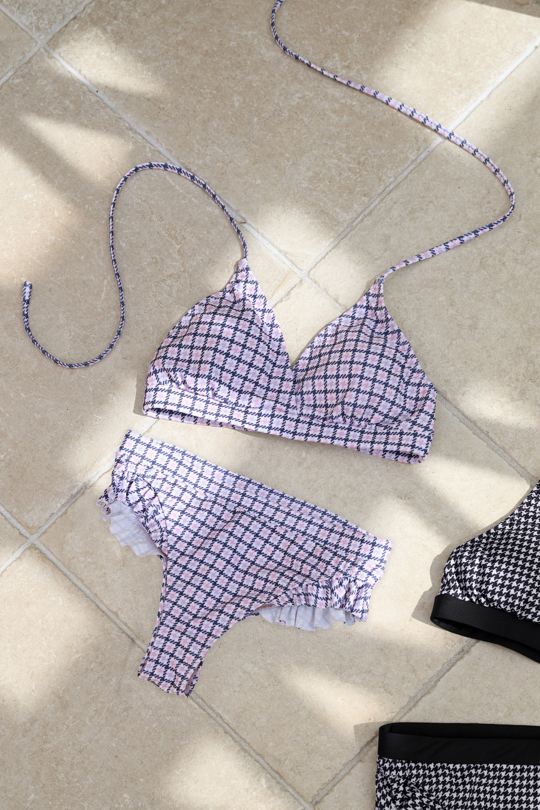 Calina Check Bikini Set