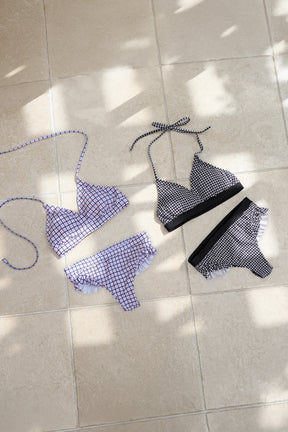 Calina Check Bikini Set