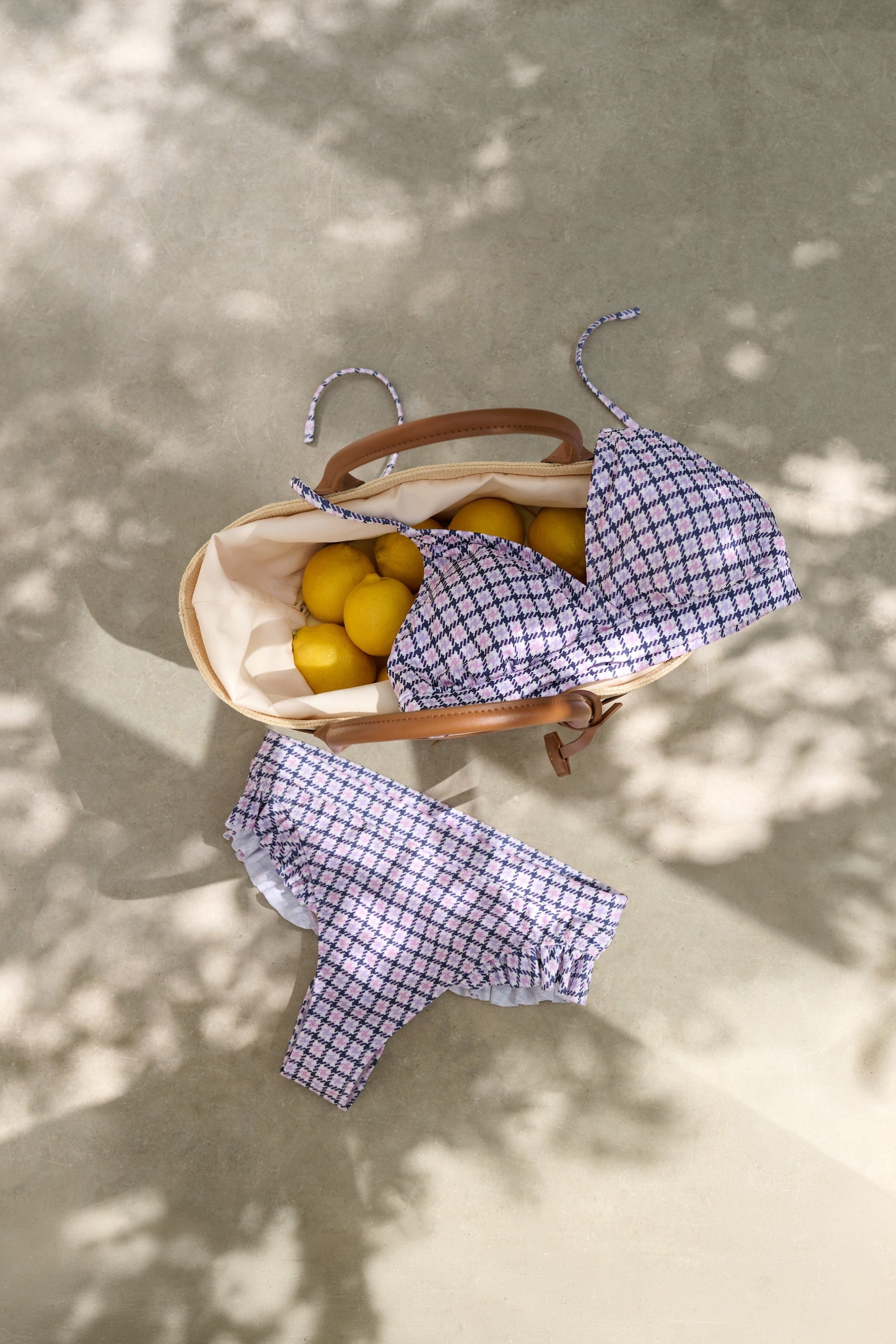 Calina Check Bikini Set