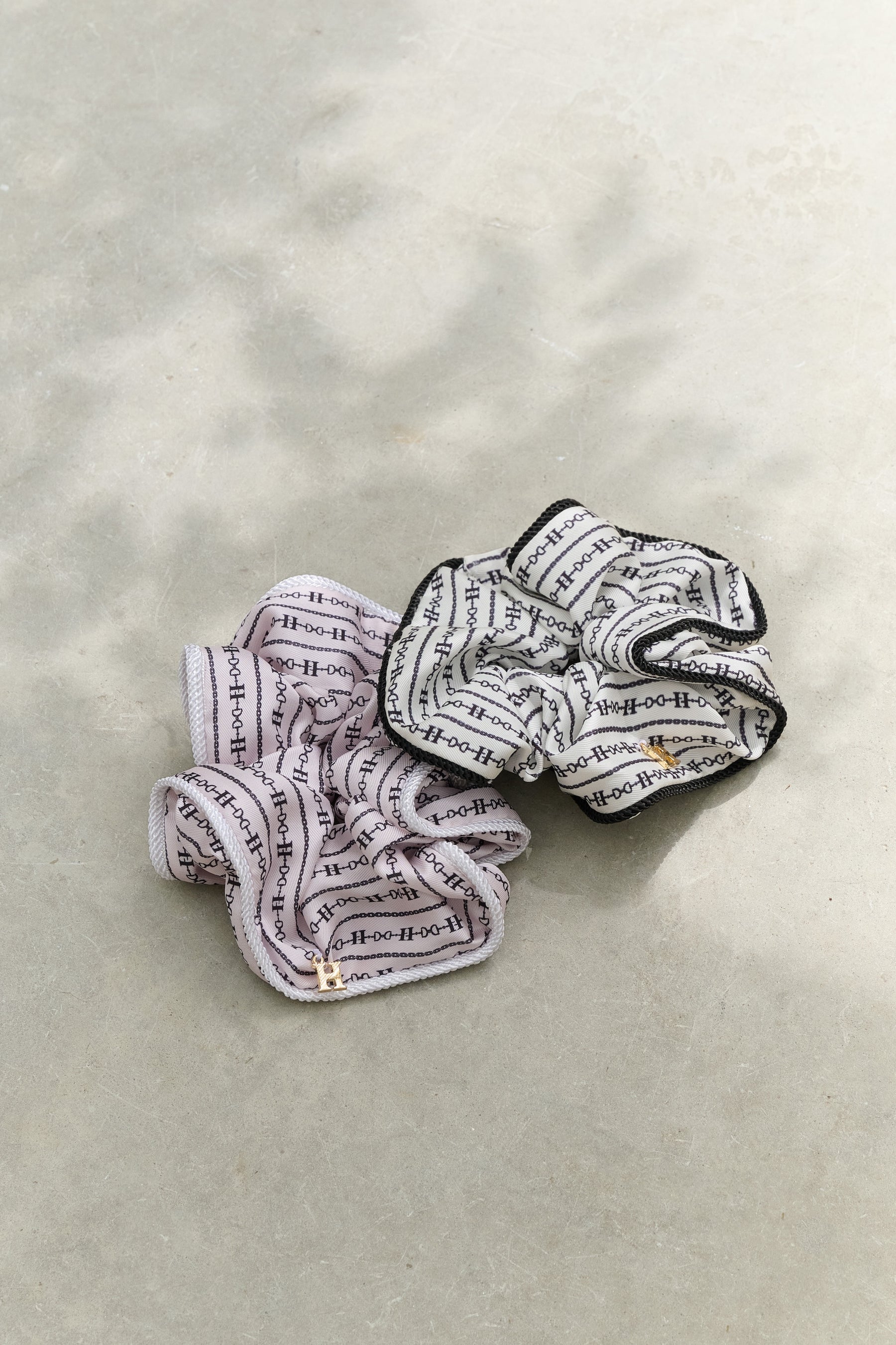 Striped H Logo Chouchou