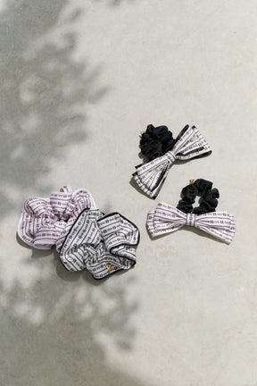 Striped H Logo Chouchou