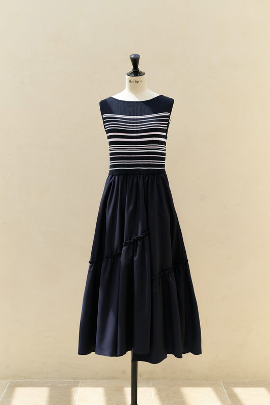 Random Striped Long Dress