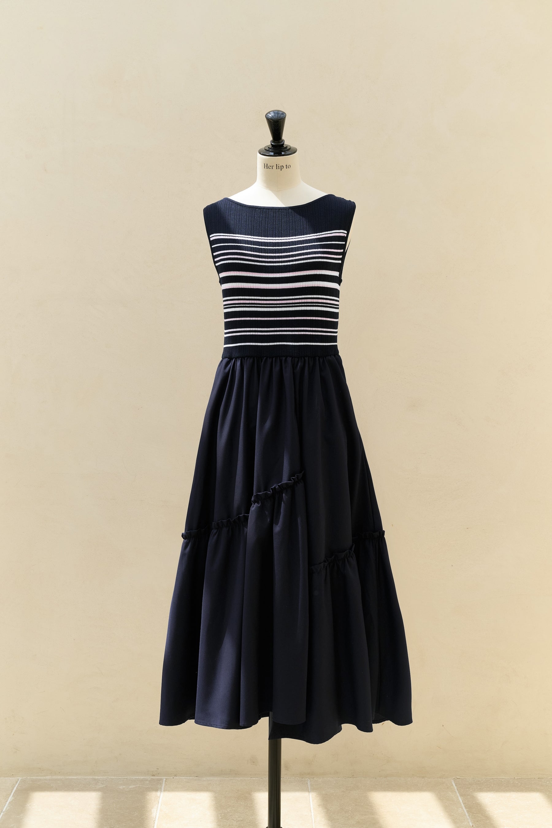 Random Striped Long Dress