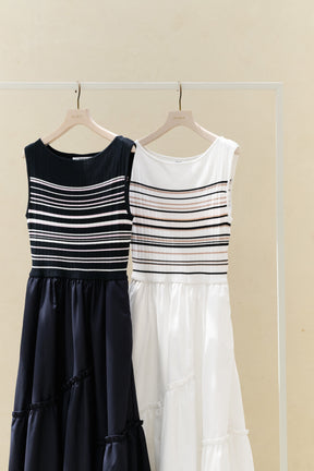 Random Striped Long Dress