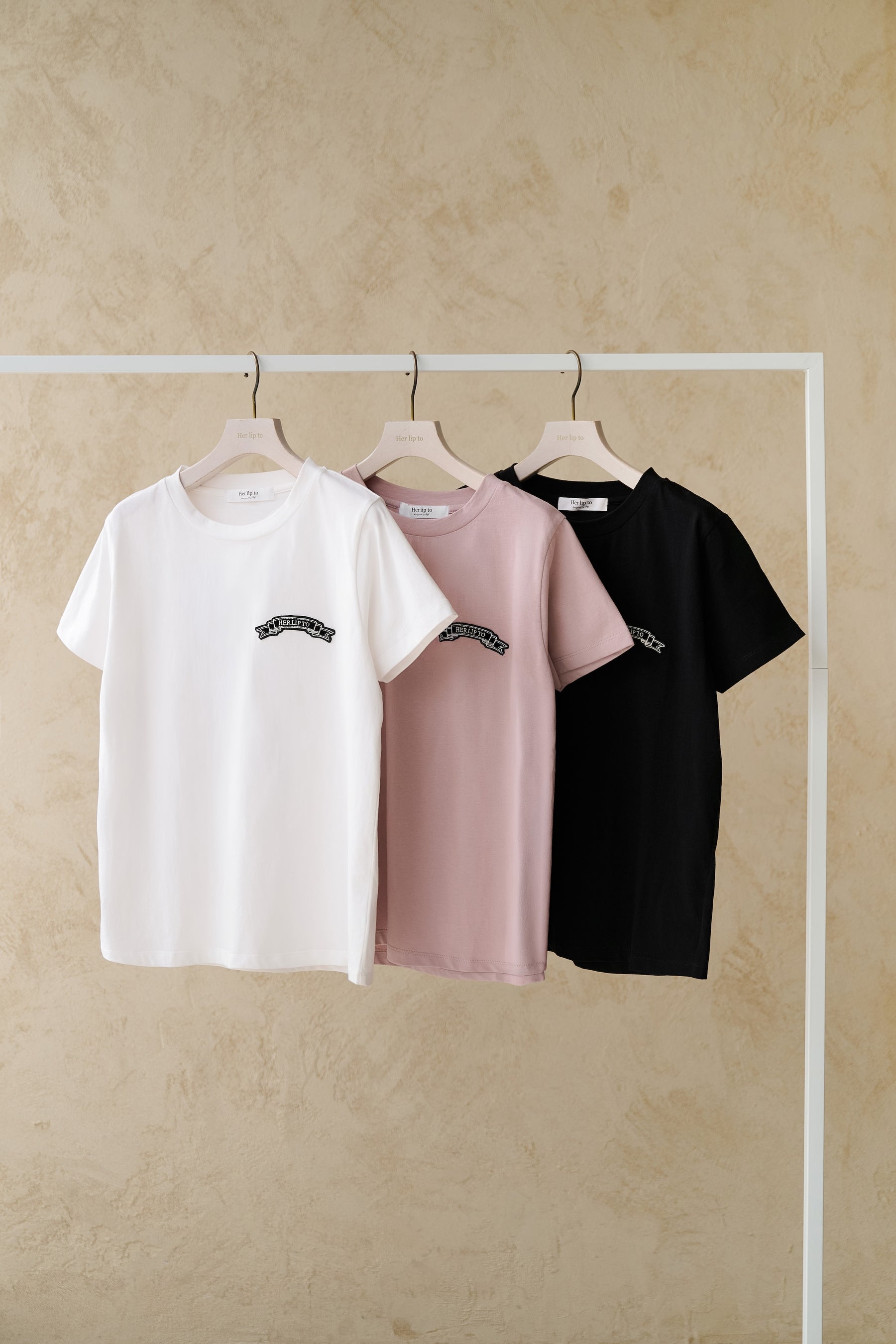 HLT Bow-Embroidered Tee