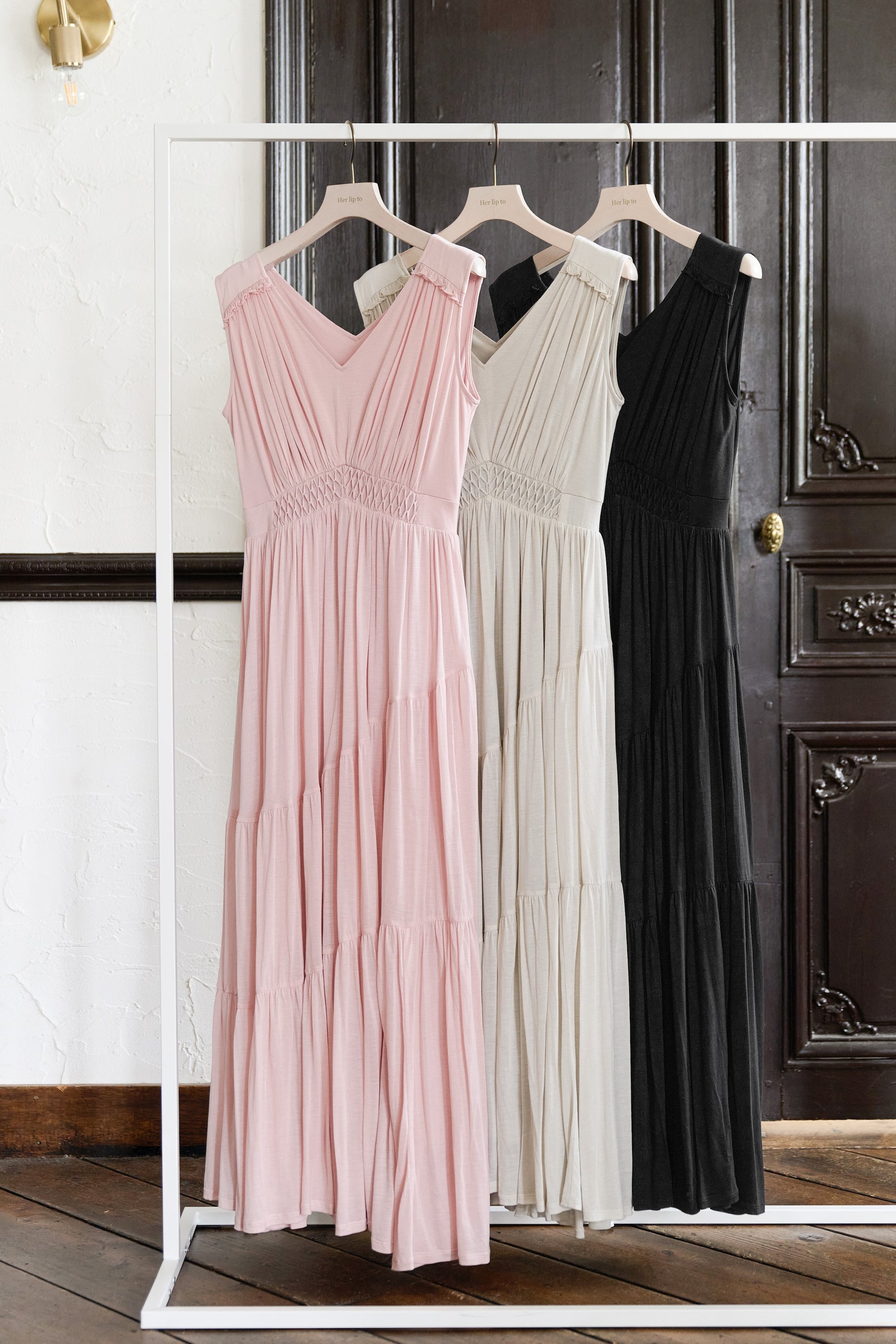 Phoebe Tiered Long Dress		