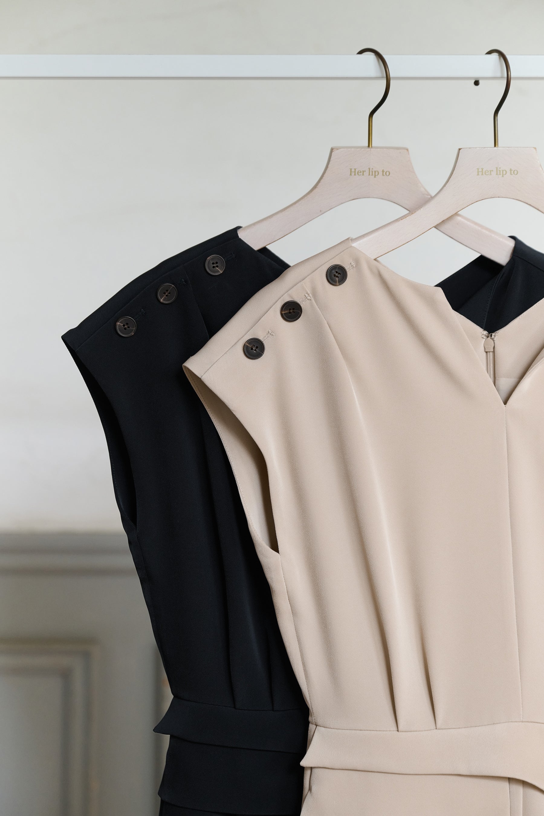 Keyhole-Neck Mini Romper