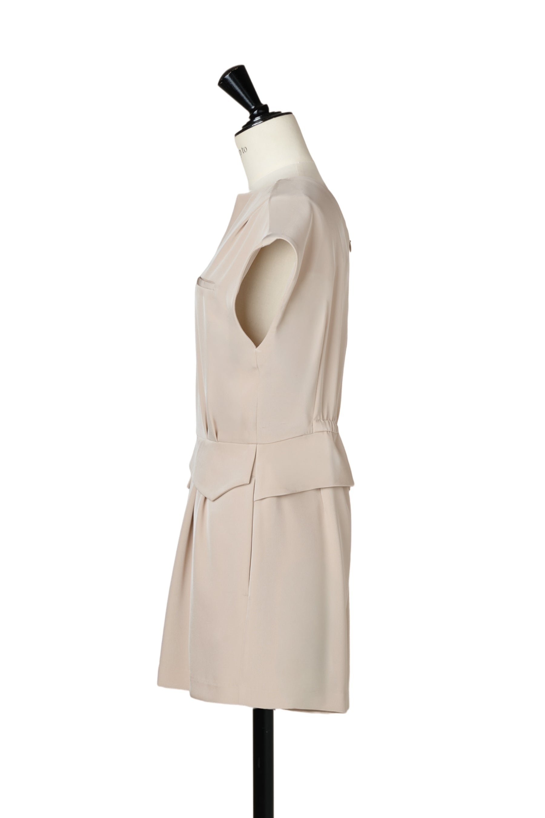 Keyhole-Neck Mini Romper