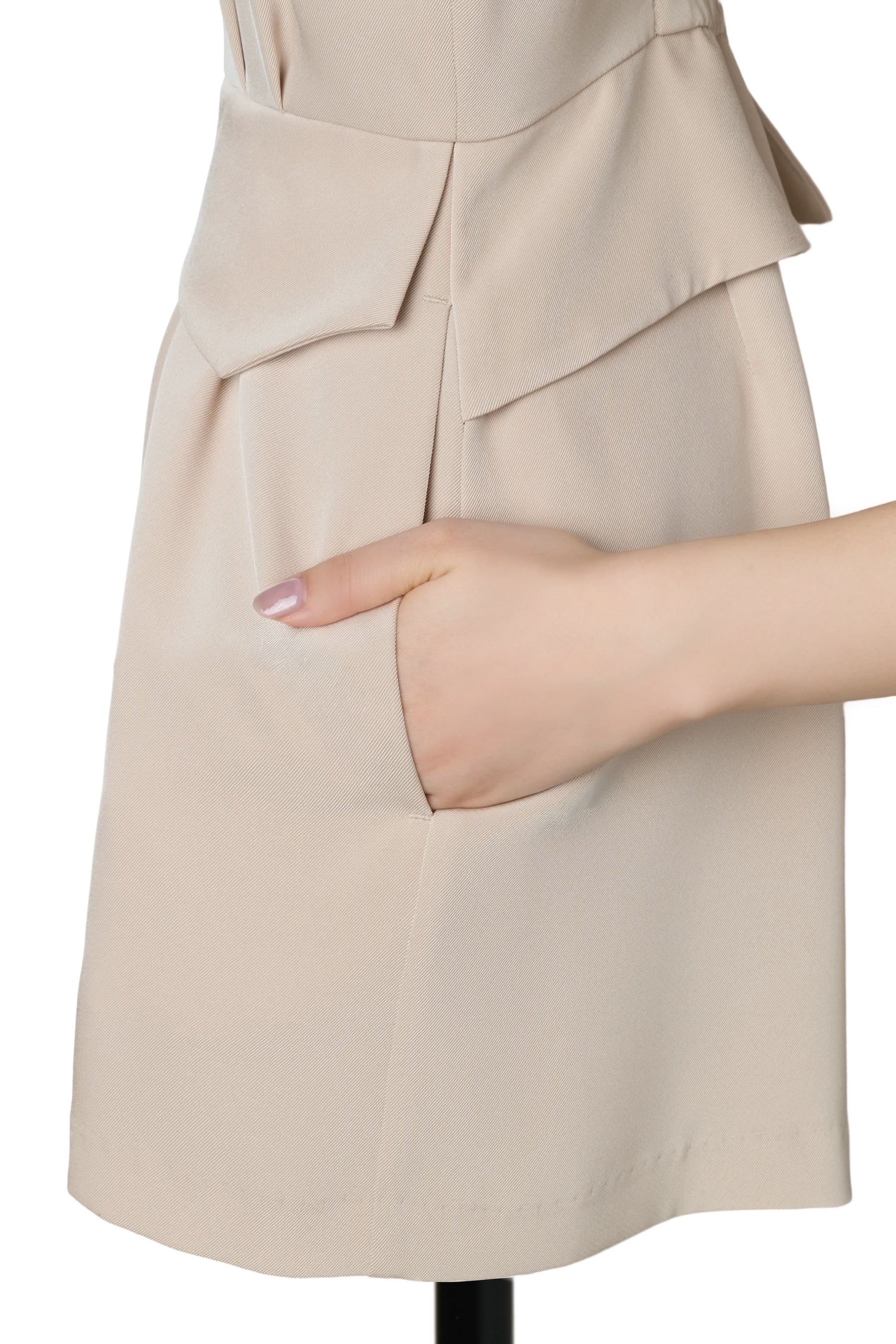 Keyhole-Neck Mini Romper