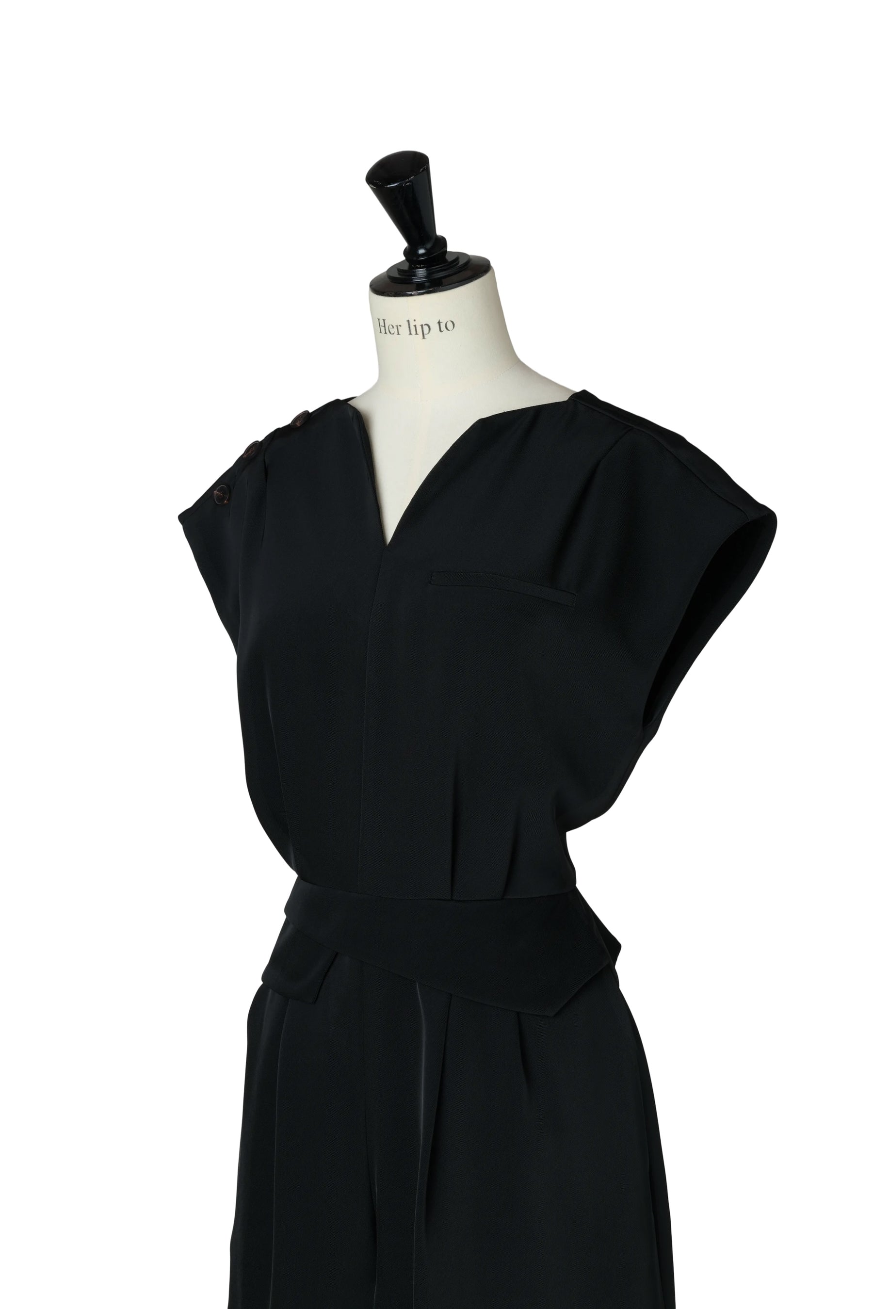Keyhole-Neck Mini Romper