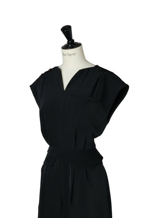 Keyhole-Neck Mini Romper