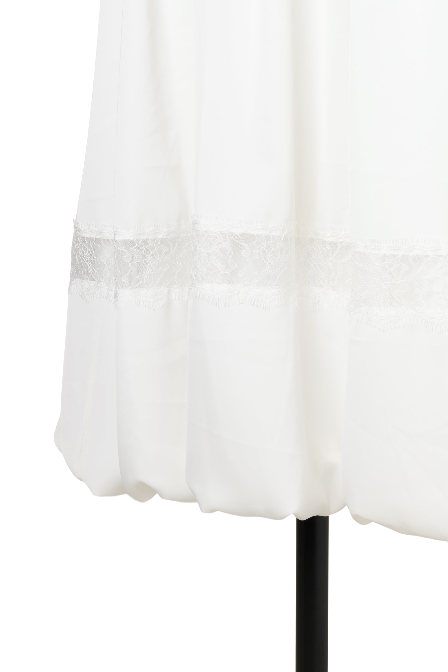 ［Essentia］Eyelet Knit Docking Dress