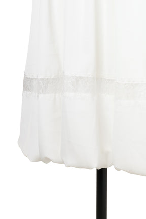 ［Essentia］Eyelet Knit Docking Dress