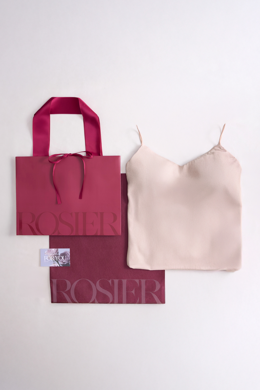 Bra Camisole Gift Set【mocha/shell blue】