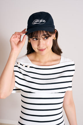 Square Collar Striped Dress
