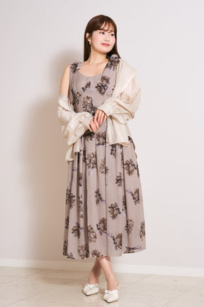 Volume Sleeve Sheer Shirt