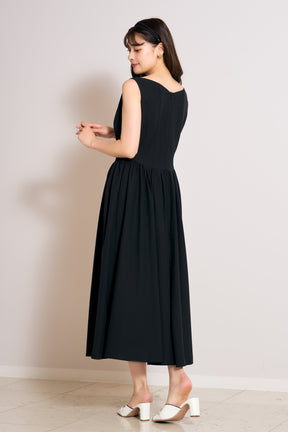 Deauville Gathered Long Dress
