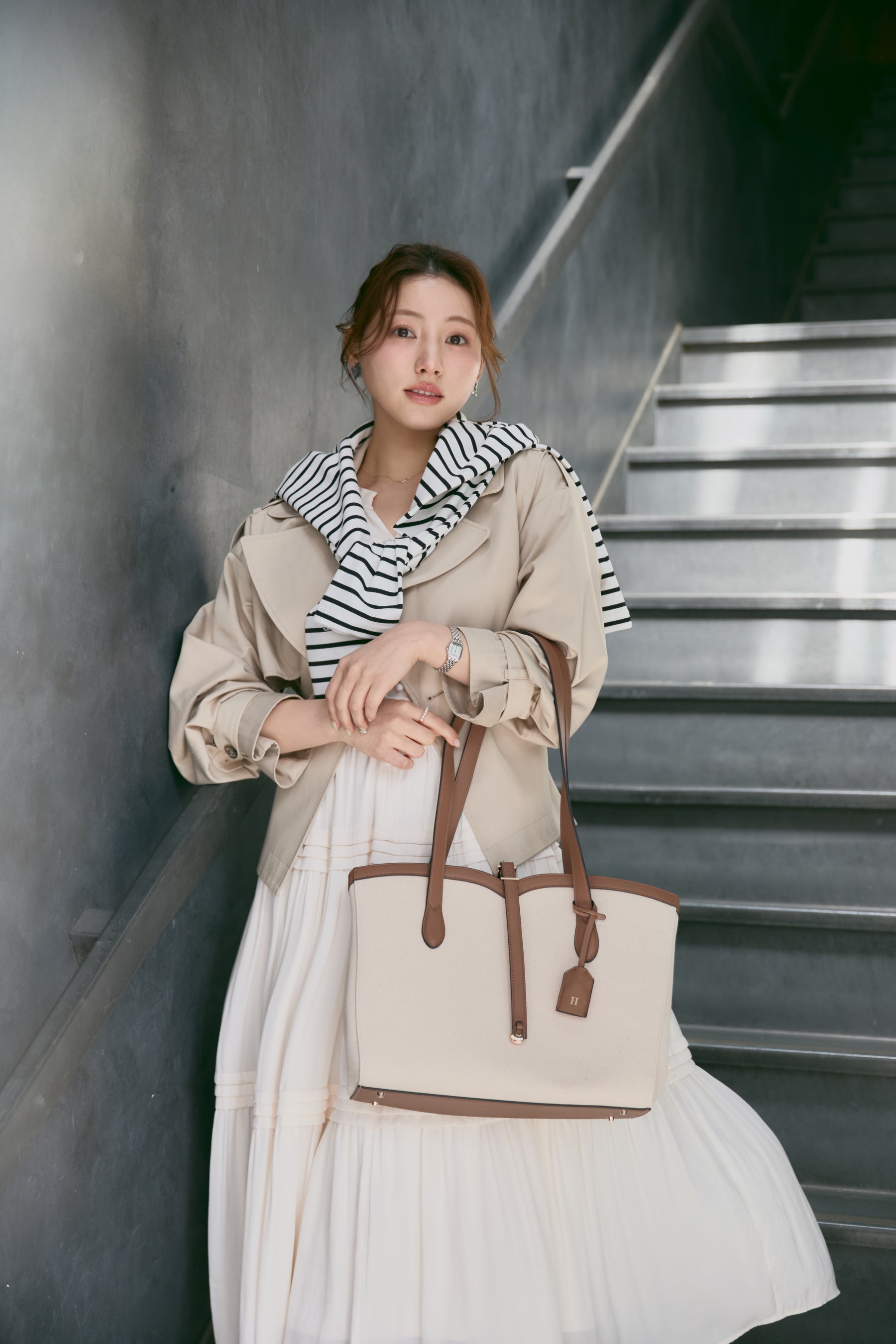 ［FOR HER］【6月中旬發送】9–5 Canvas Tote Bag