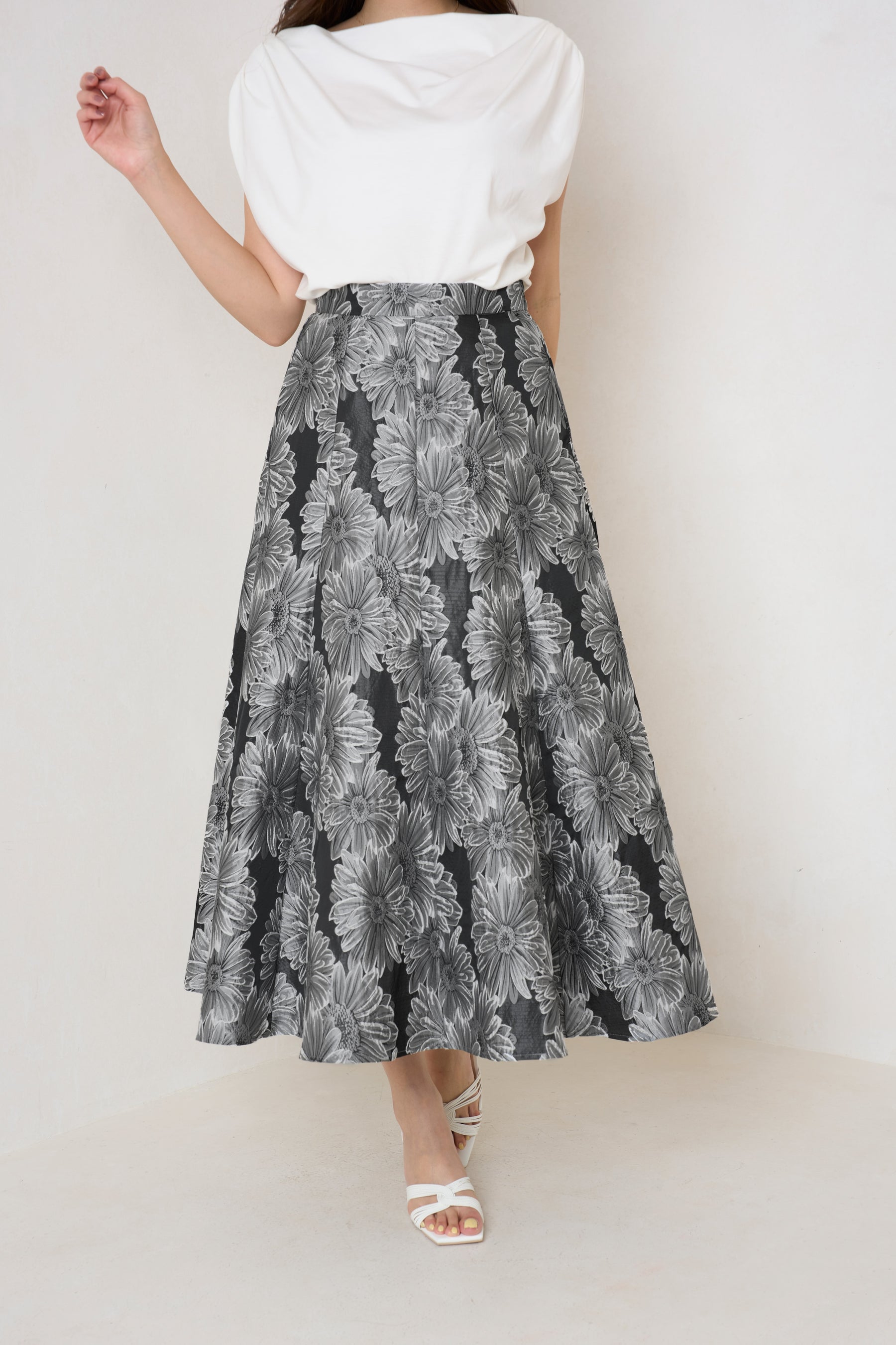 Gerbera Jacquard Skirt