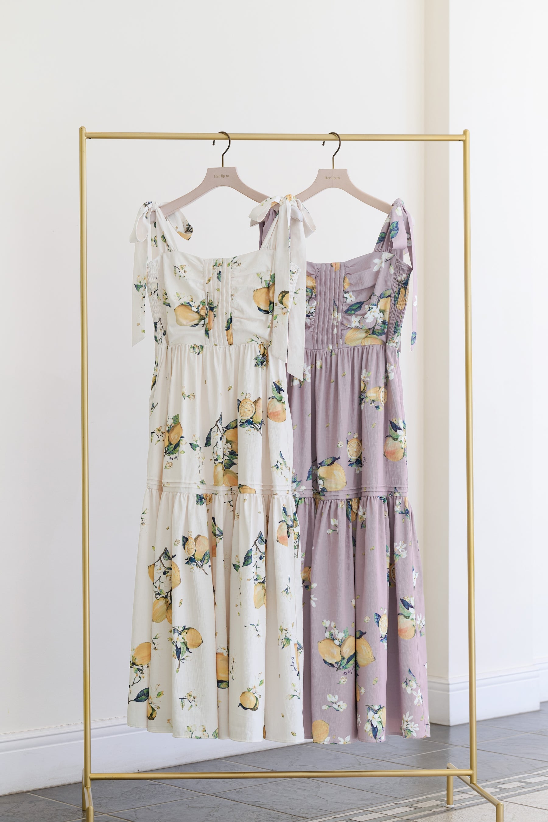 Capri Lemon Print Dress