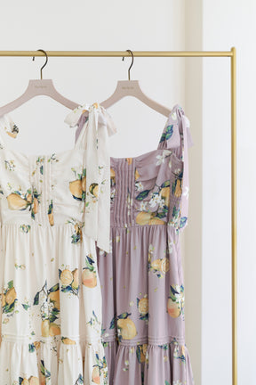 Capri Lemon Print Dress