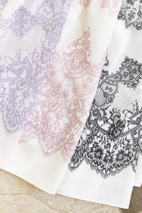 Jendaya Lace-Print Dress
