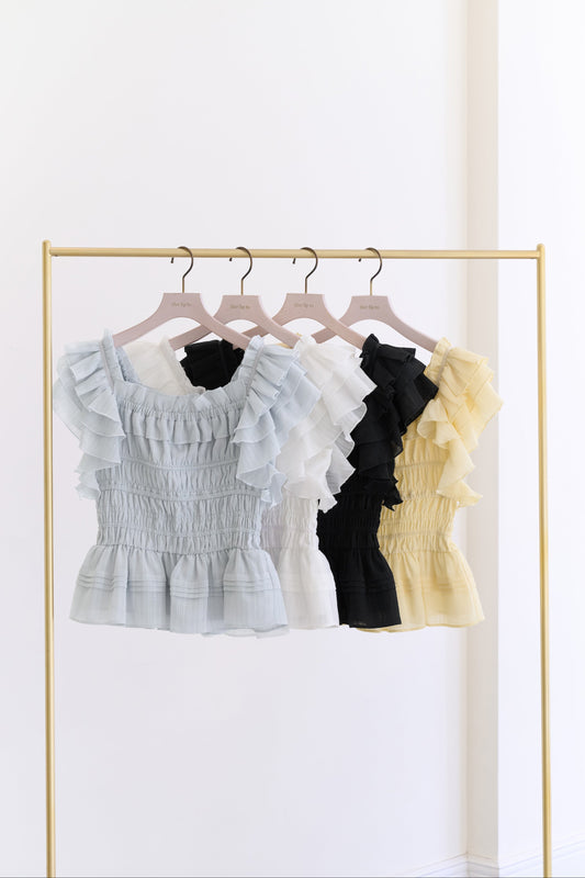 La Plage Peplum Top