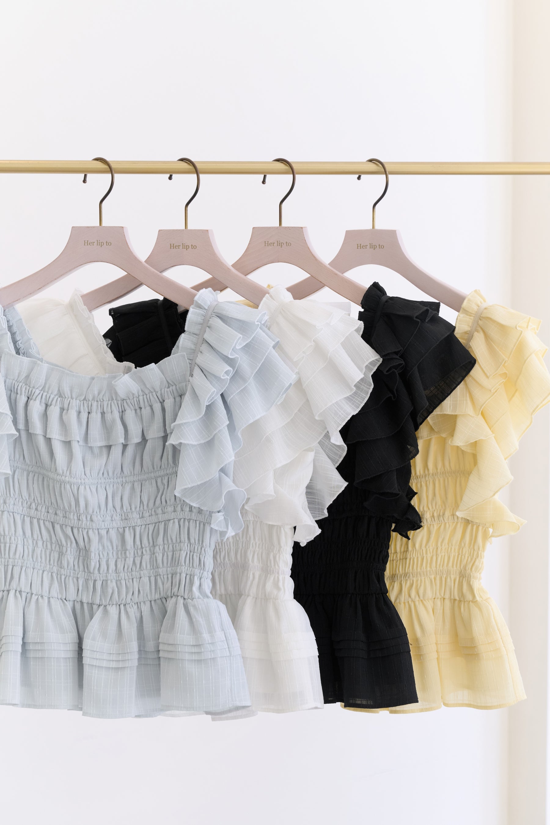 La Plage Peplum Top