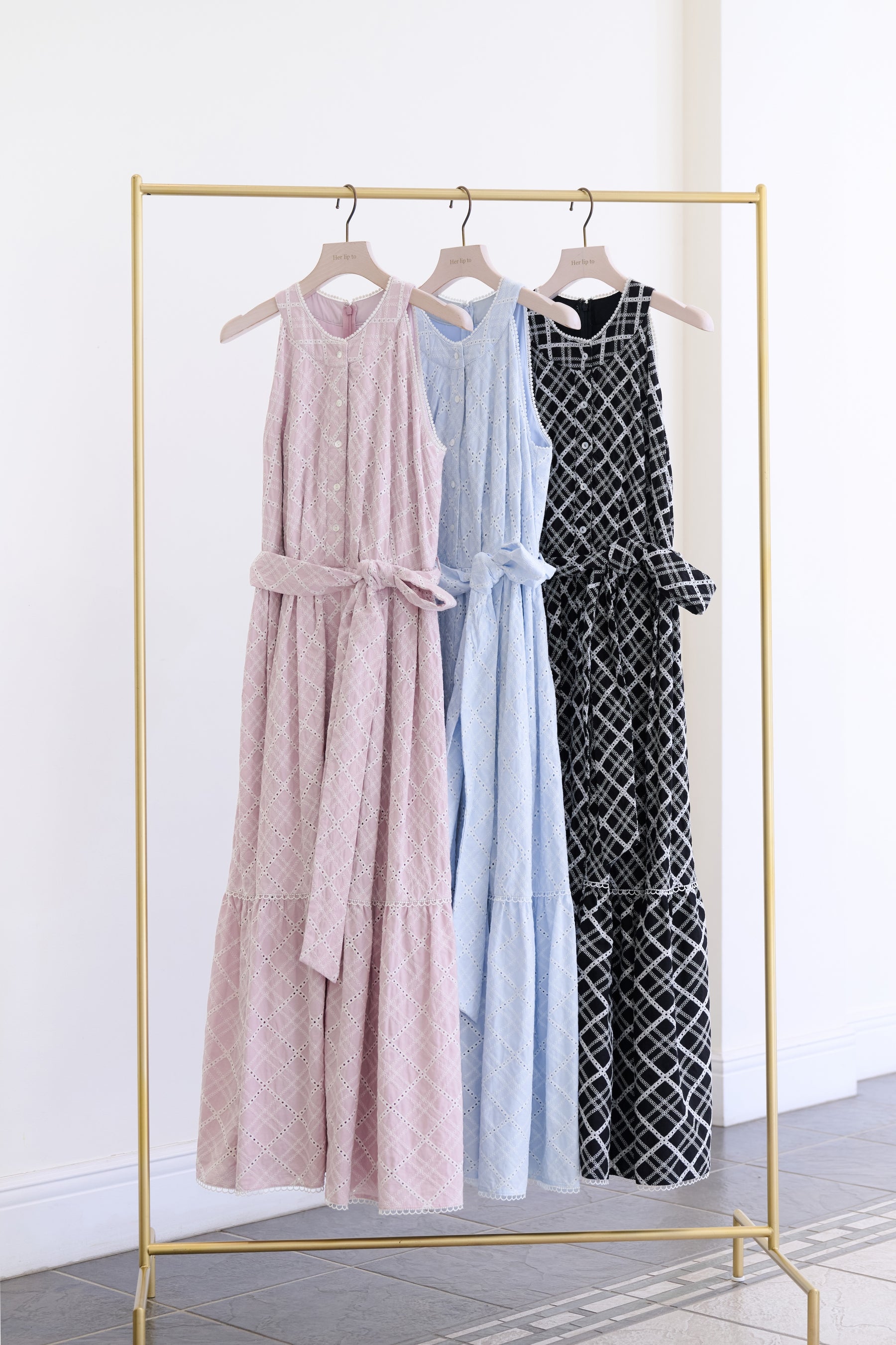 Leira Lace Trim Dress