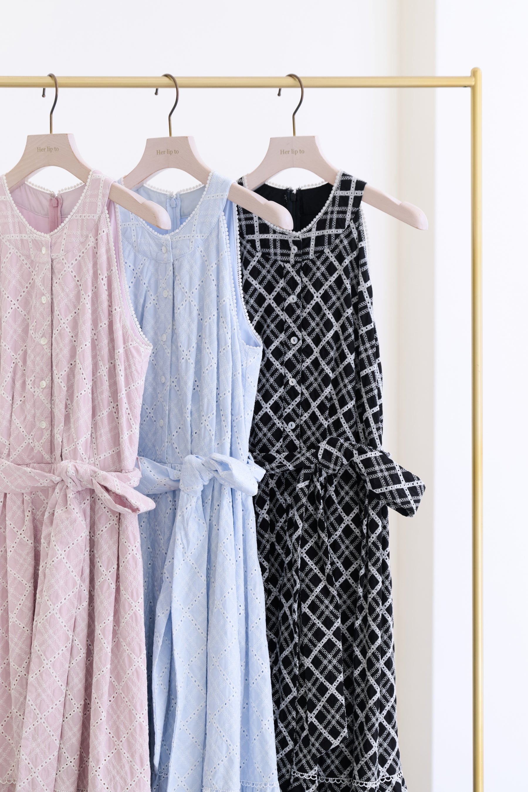 Leira Lace Trim Dress