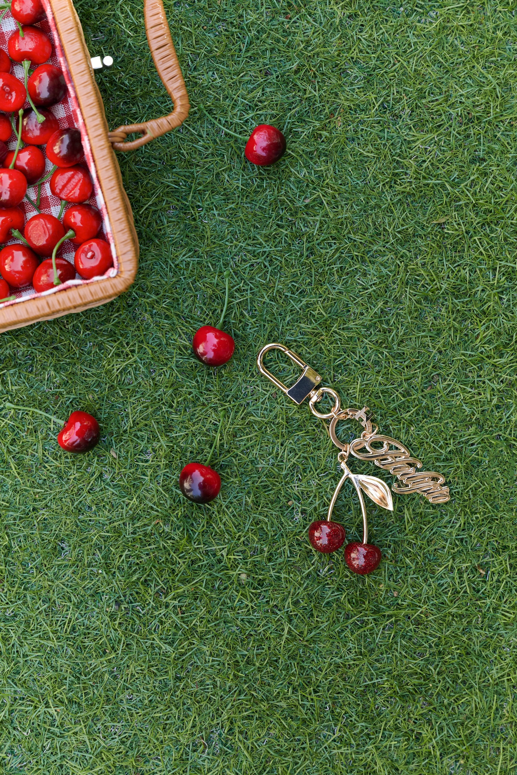 Cherry Key Charm